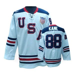 Olympic Hockey Team USA #88 Patrick Kane Authentic 1960 Throwback Weiß